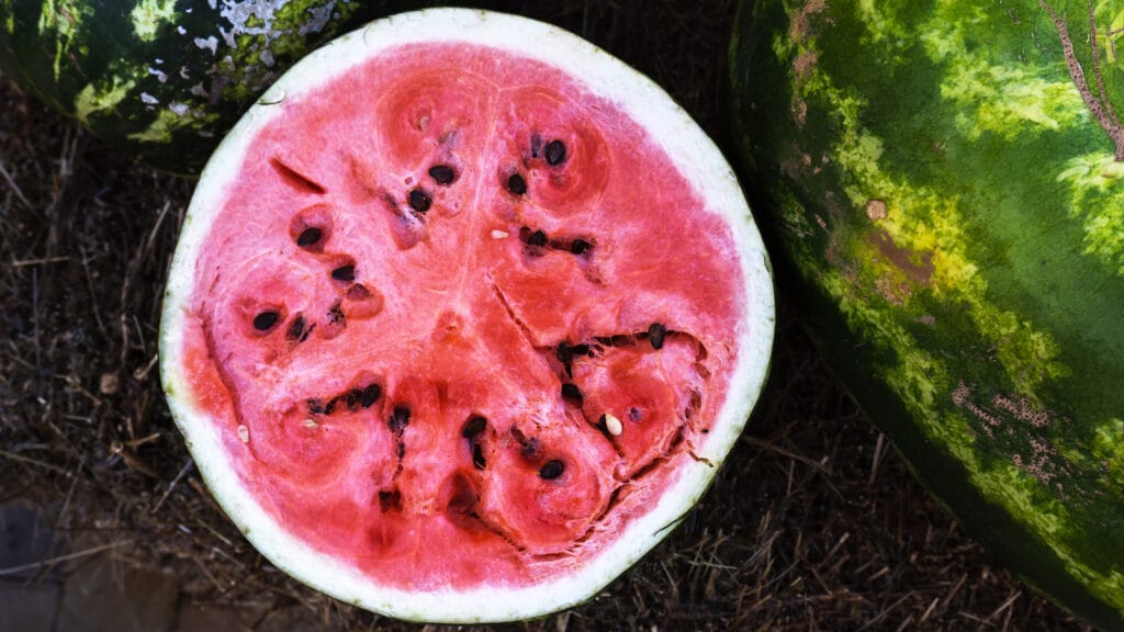 If you open a watermelon and find cra